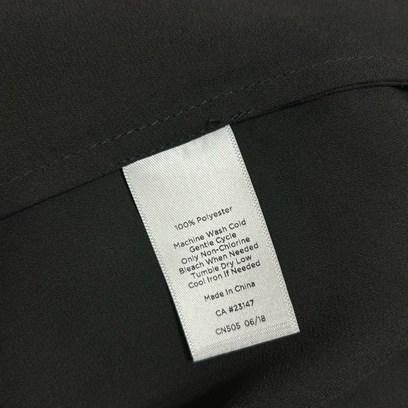 New! Talbots Ruffle Multi Wear Long Sleeve Peasant Blouse - Picture 7 of 9